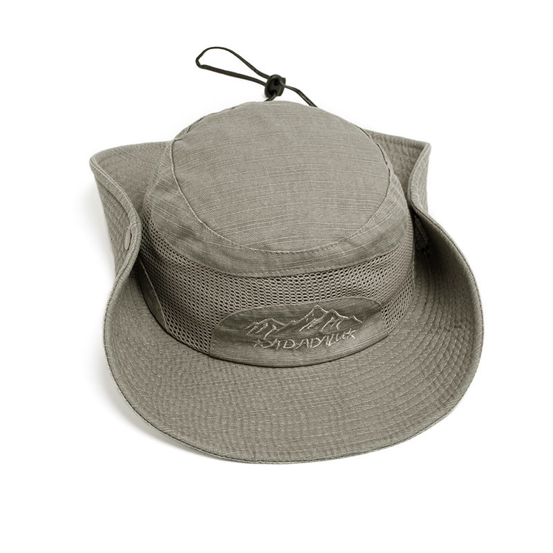 Washed bucket hat