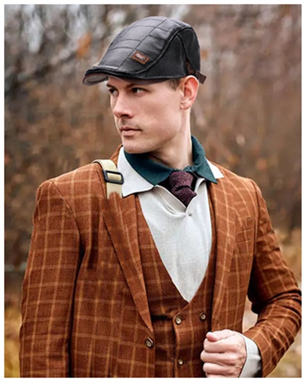 HANK | Premium Handcrafted Calfskin Flat Cap