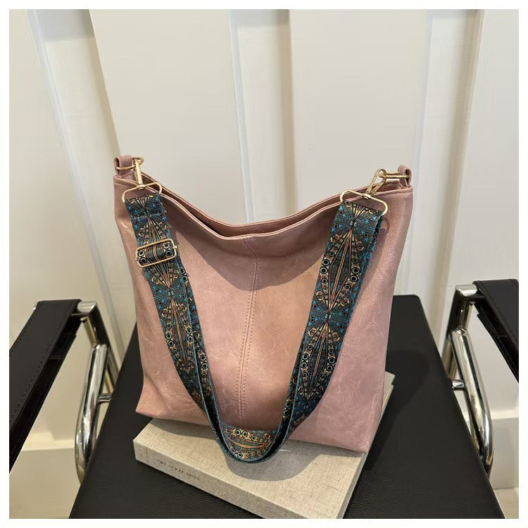 Women's Calfskin Leather Shoulder Bag