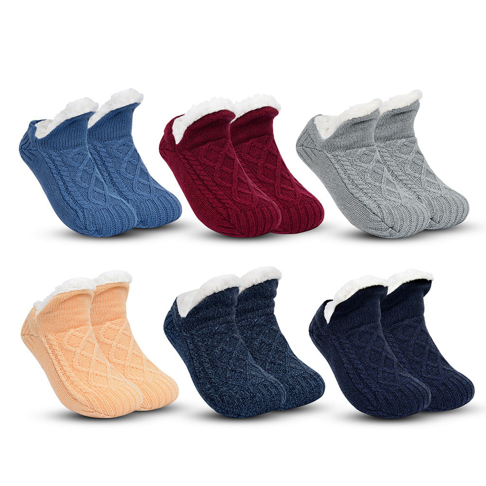 Thermal Socks Ultra Warm Non-Slip Yarn Fur Indoor Slipper Socks