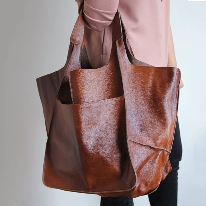 Women's Calfskin Leather Tote Bag