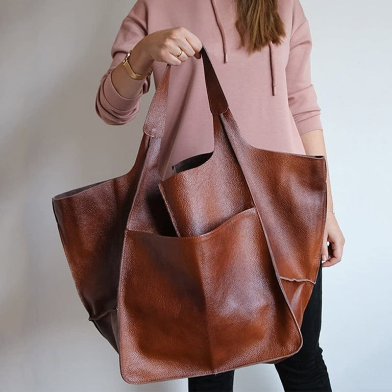 Women's Calfskin Leather Tote Bag