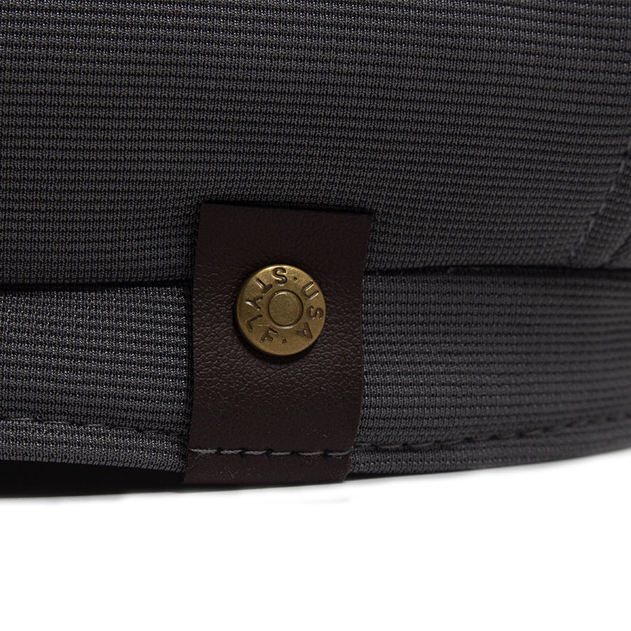 Solid color newsboy cap