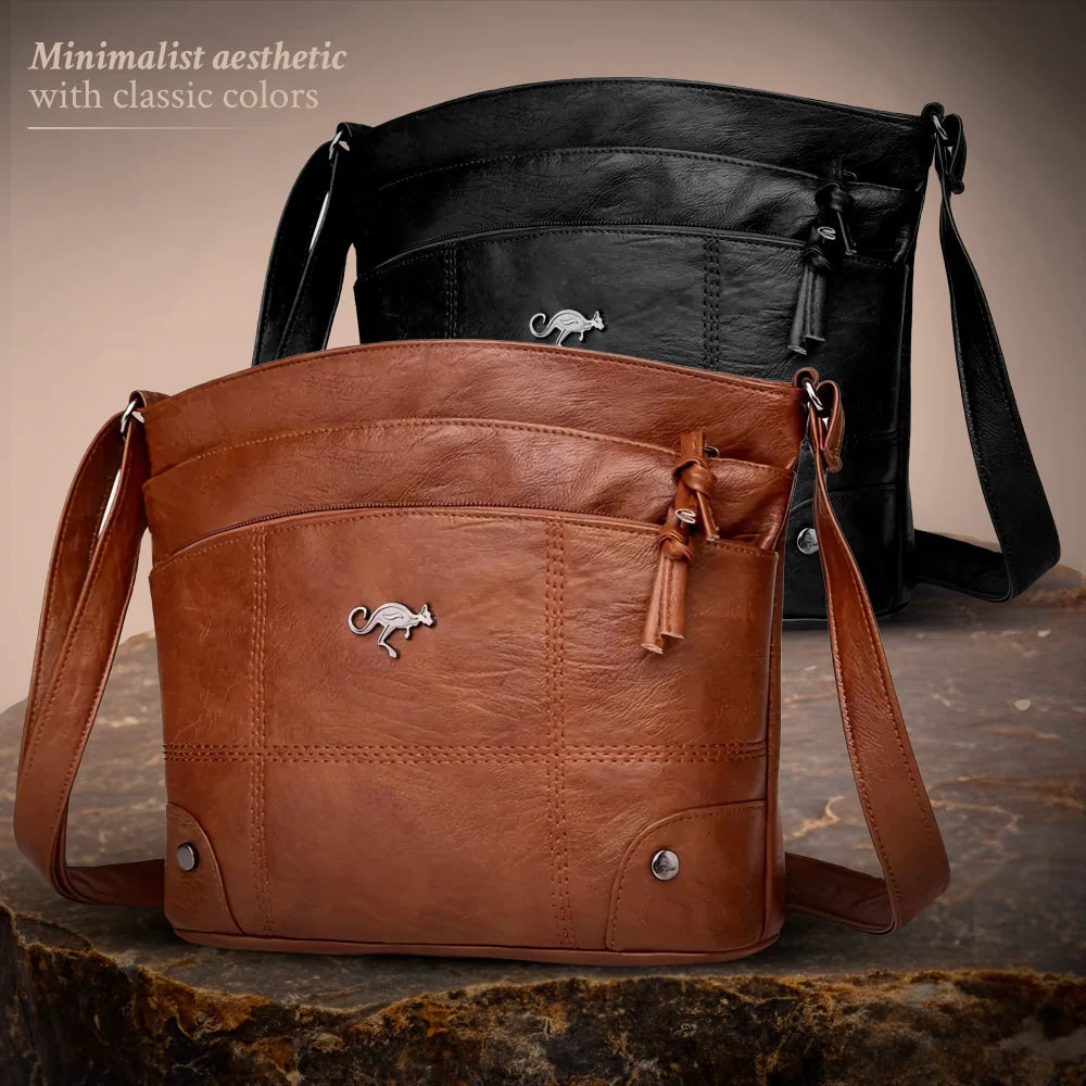 Women's Calfskin Leather Shoulder Bag