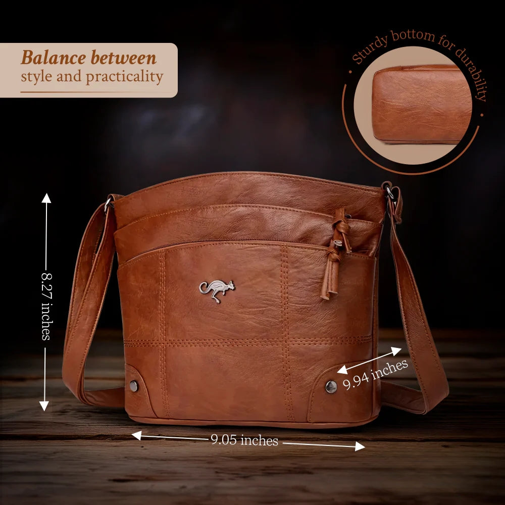 Women's Calfskin Leather Shoulder Bag