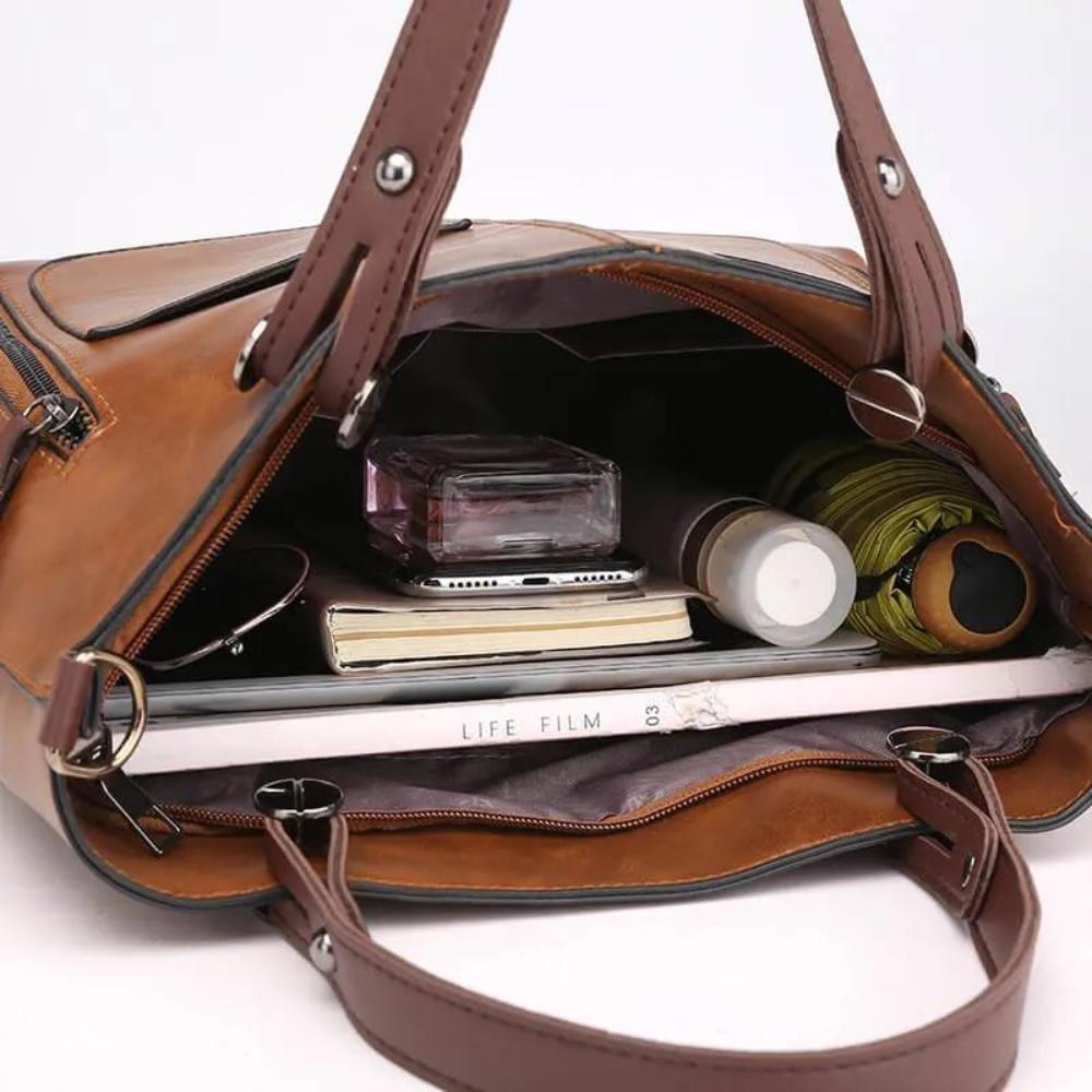 Women's Calfskin Leather Shoulder Bag