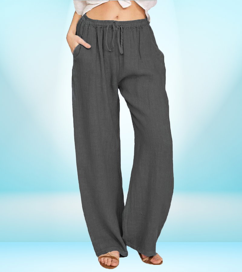 Women's Casual Loose-Fit Cotton Linen Pants
