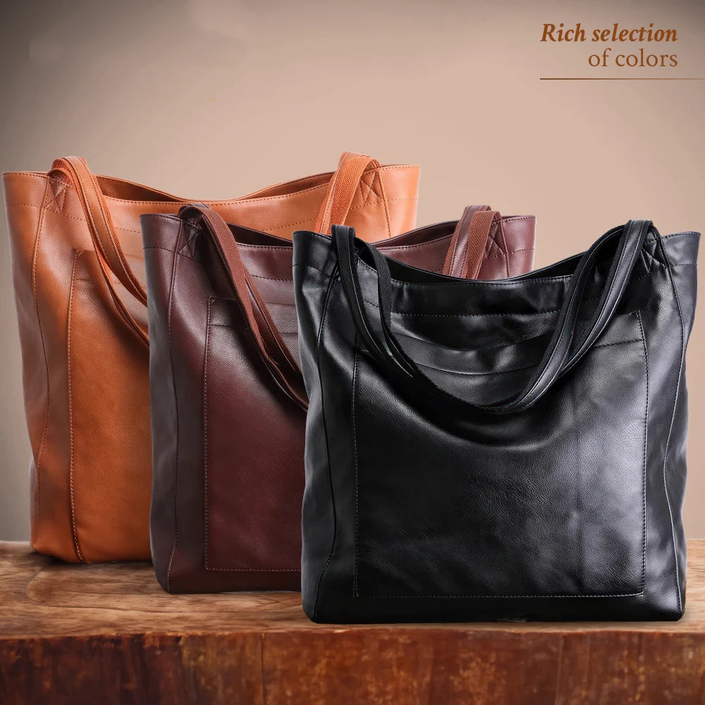 Women's Calfskin Leather Shoulder Bag