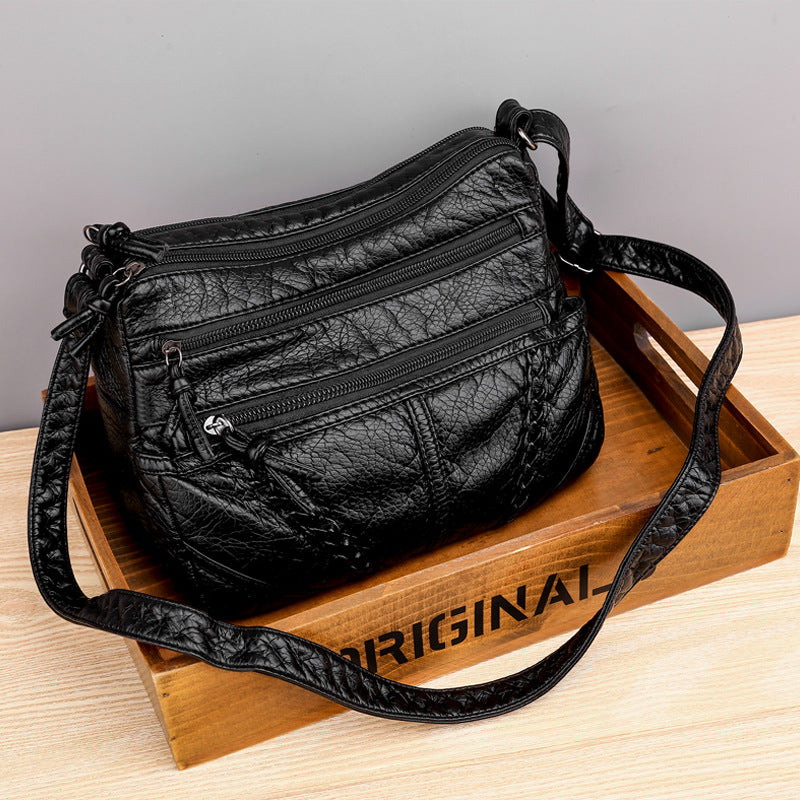 Women's Calfskin Leather Shoulder Bag