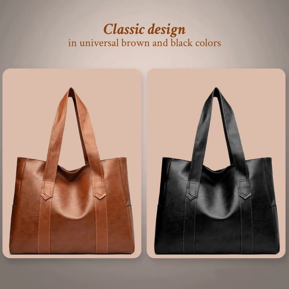 Women's Calfskin Leather Shoulder Bag