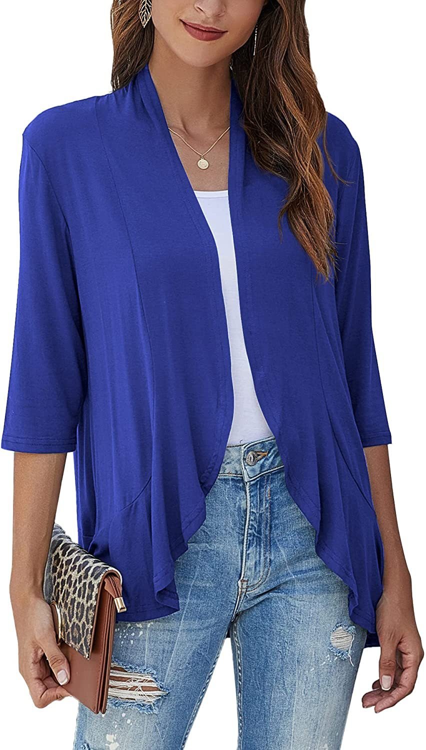Casual Lightweight Open Front Cardigans