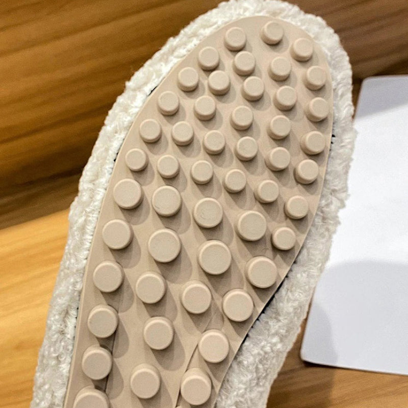 Winter Plush Slip-On Outdoor Loafer Shoes