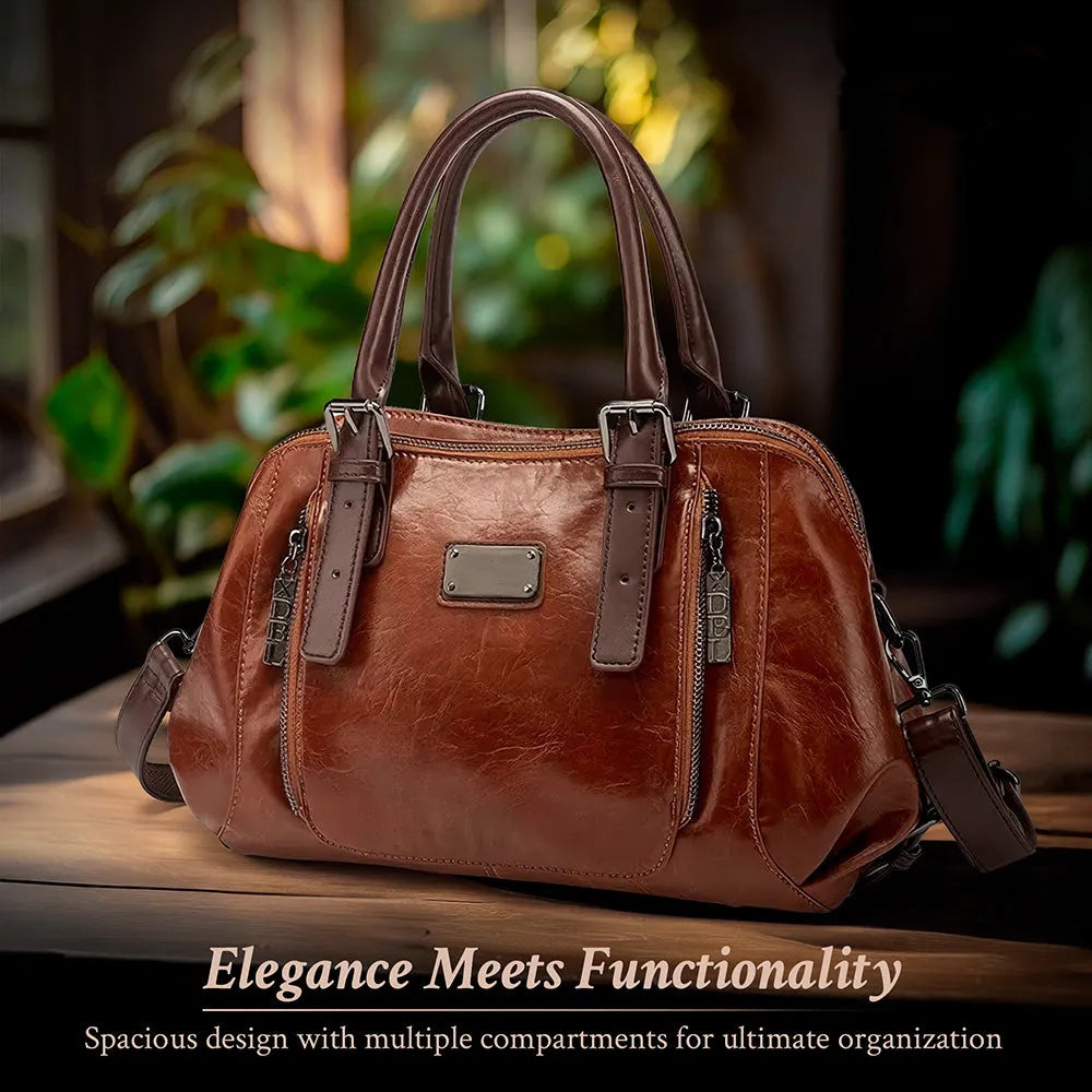 Women's Calfskin Leather Shoulder Bag