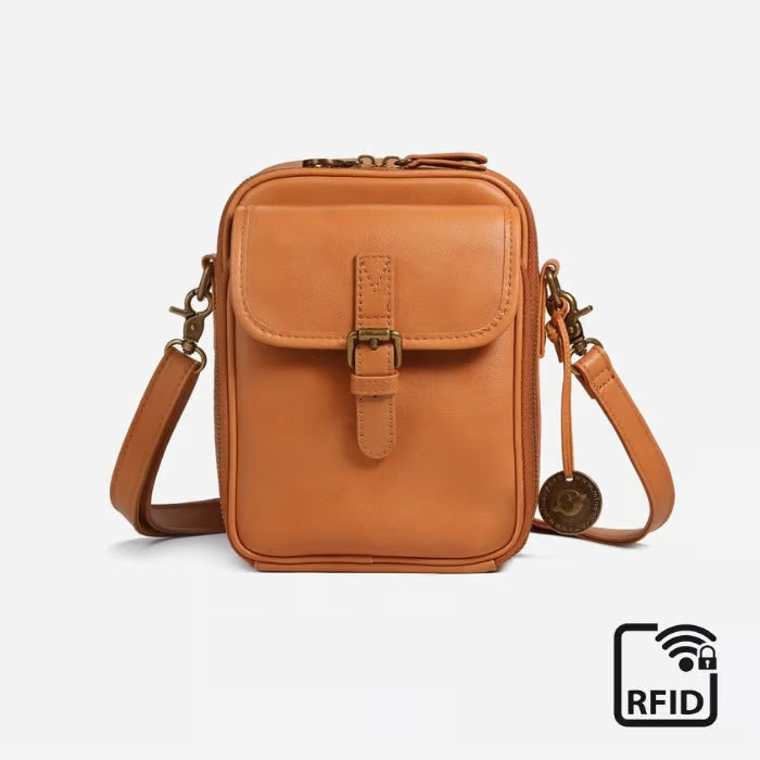 🔥Hot Sale🔥 Women’s Anti-Theft Calfskin Crossbody Bag – Stylish & Secure