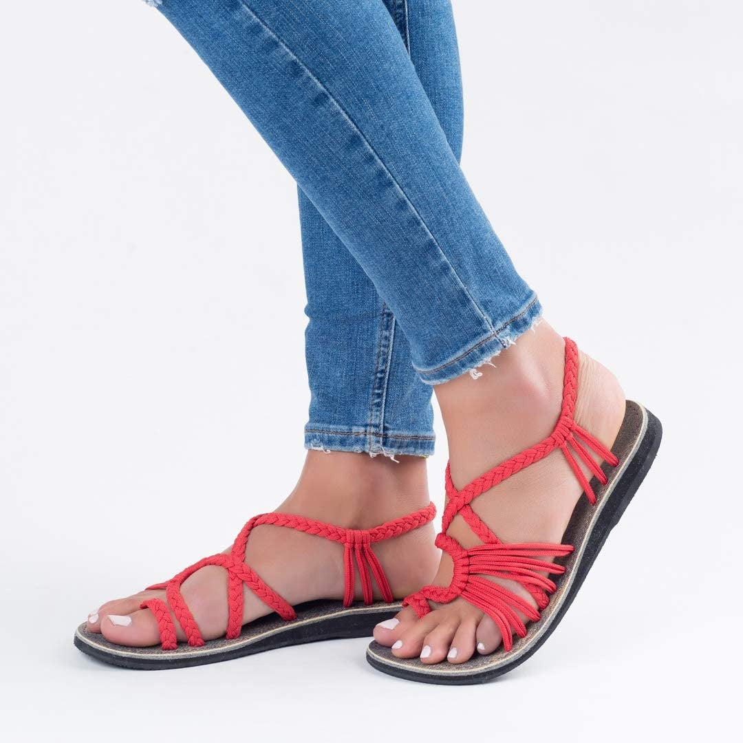 Hand Woven Flat Women's Sandals
