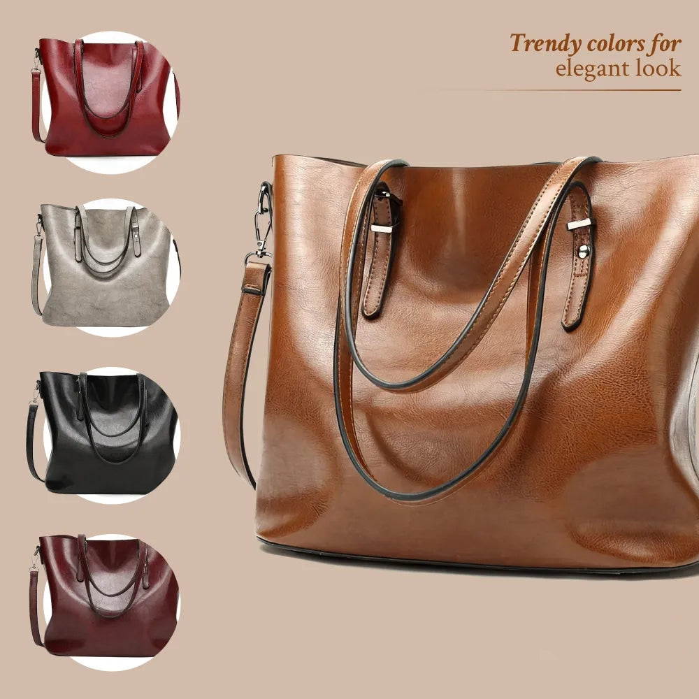 Women's Calfskin Leather Shoulder Bag