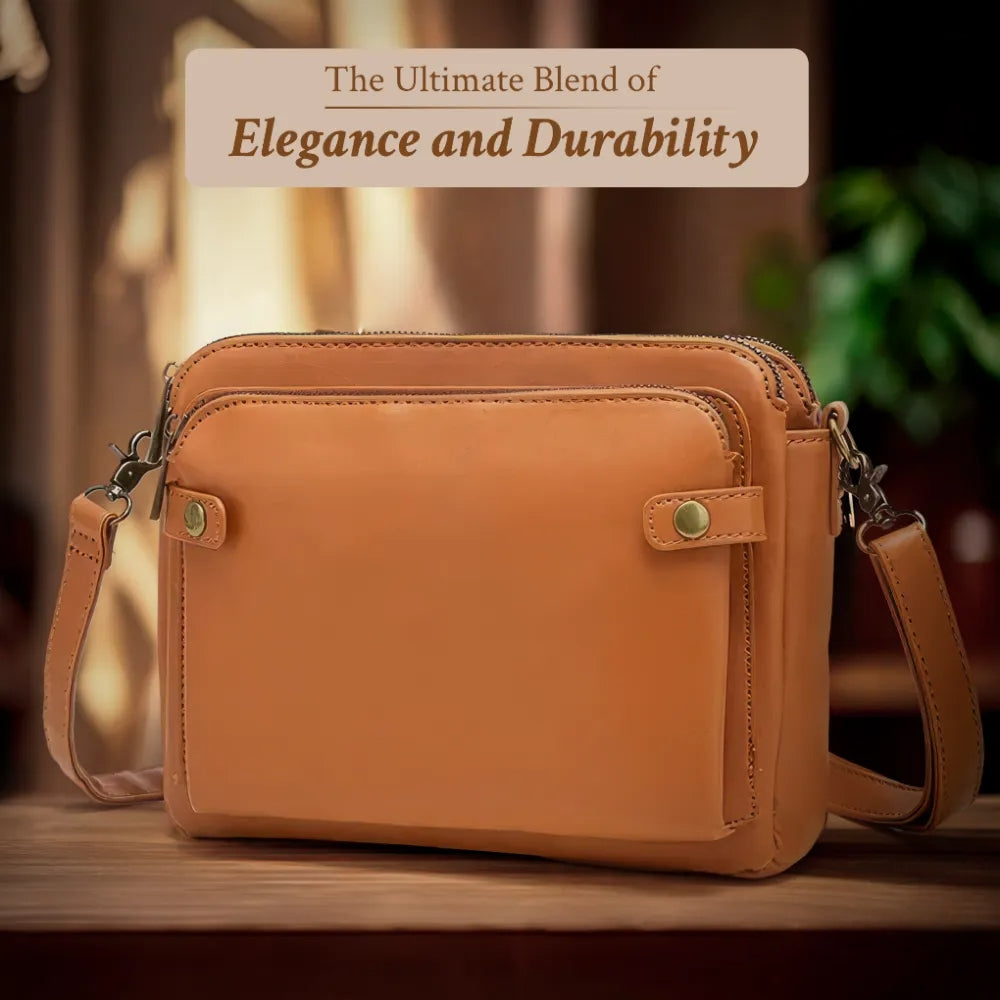 Women's Calfskin Leather Shoulder Bag