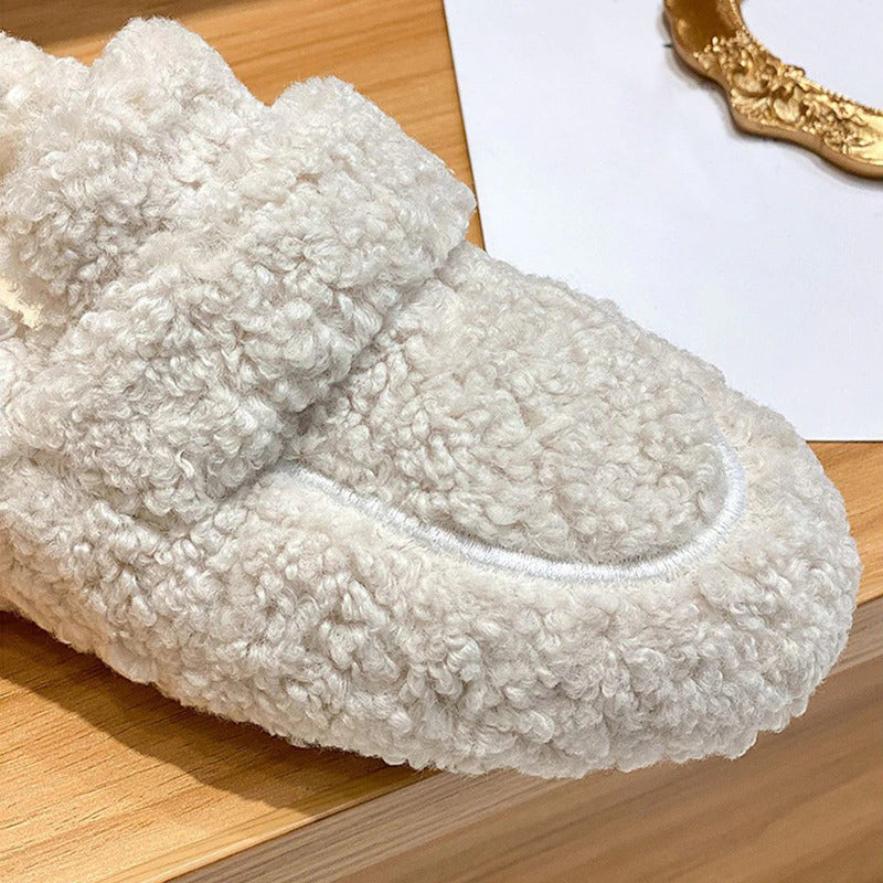 Winter Plush Slip-On Outdoor Loafer Shoes