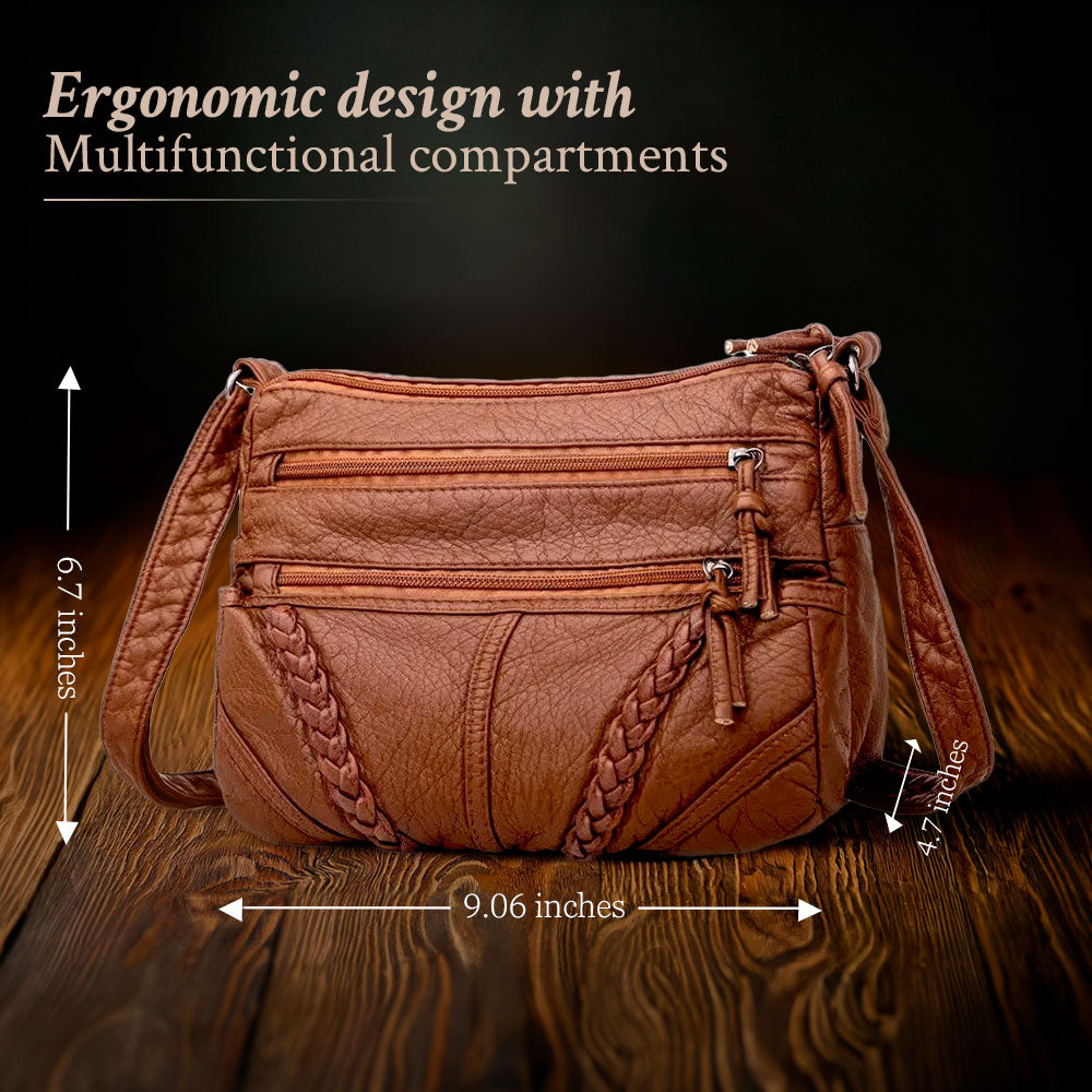 Women's Calfskin Leather Shoulder Bag