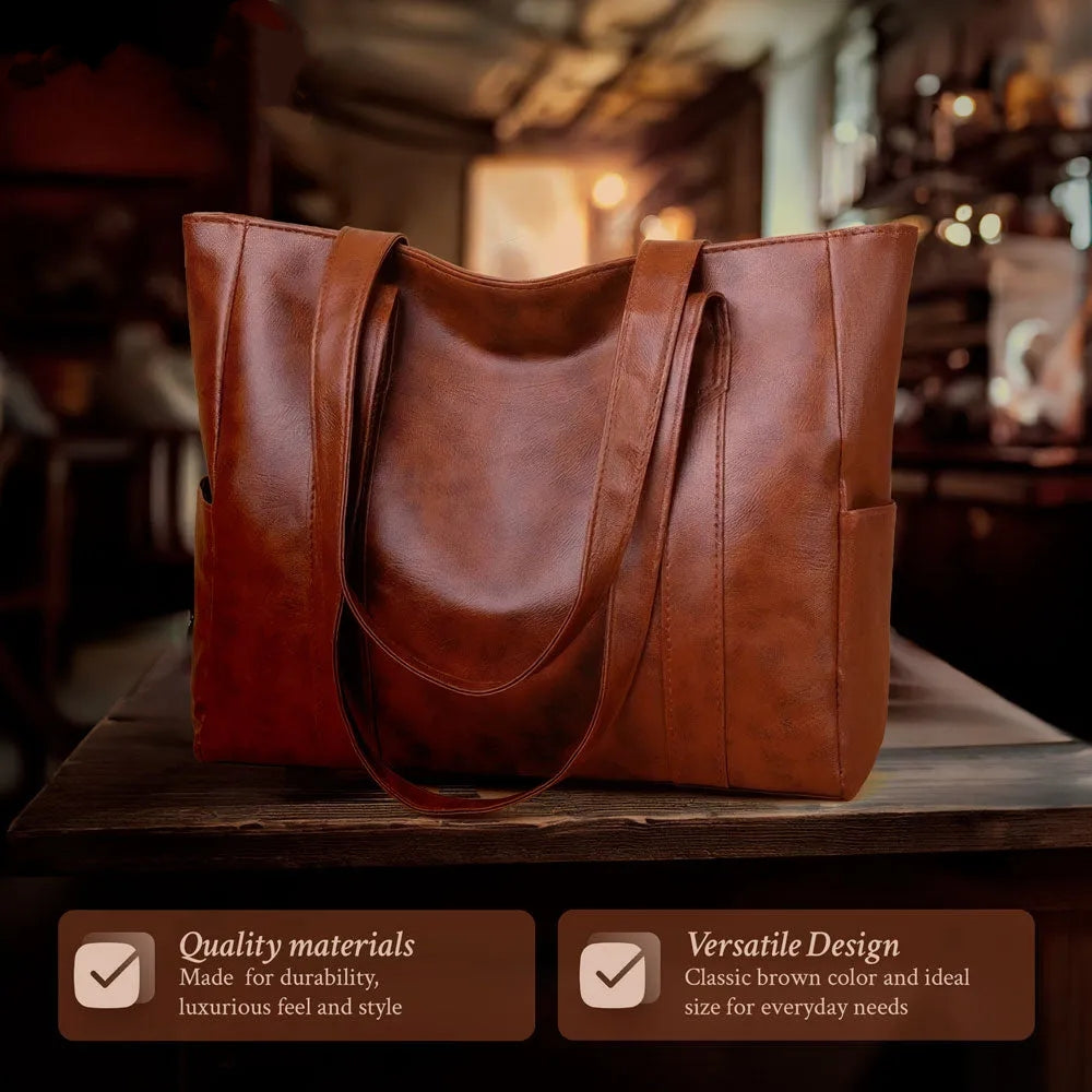 Women's Calfskin Leather Shoulder Bag