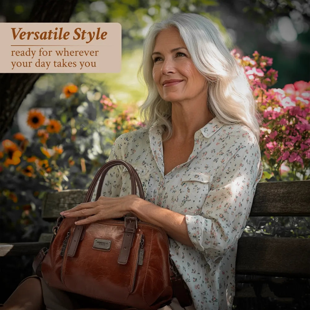 Women's Calfskin Leather Shoulder Bag