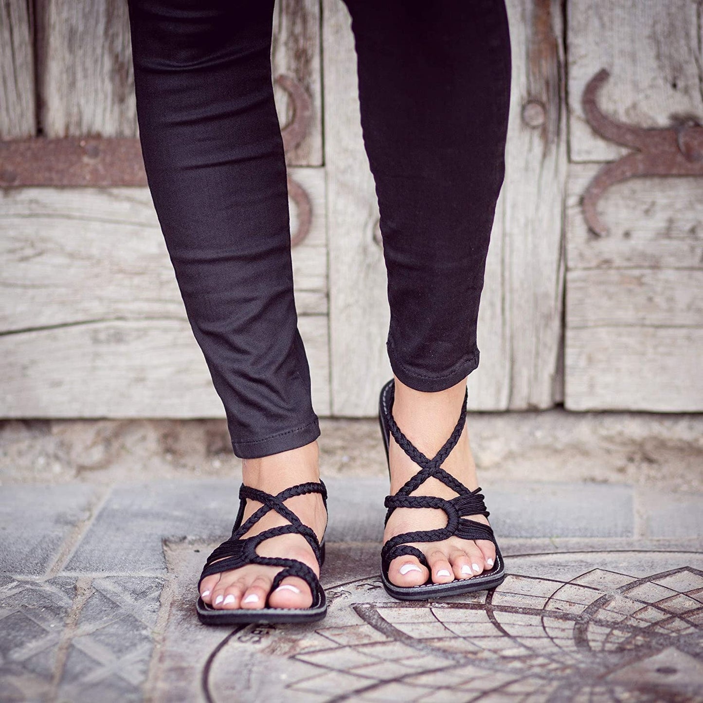 Hand Woven Flat Women's Sandals