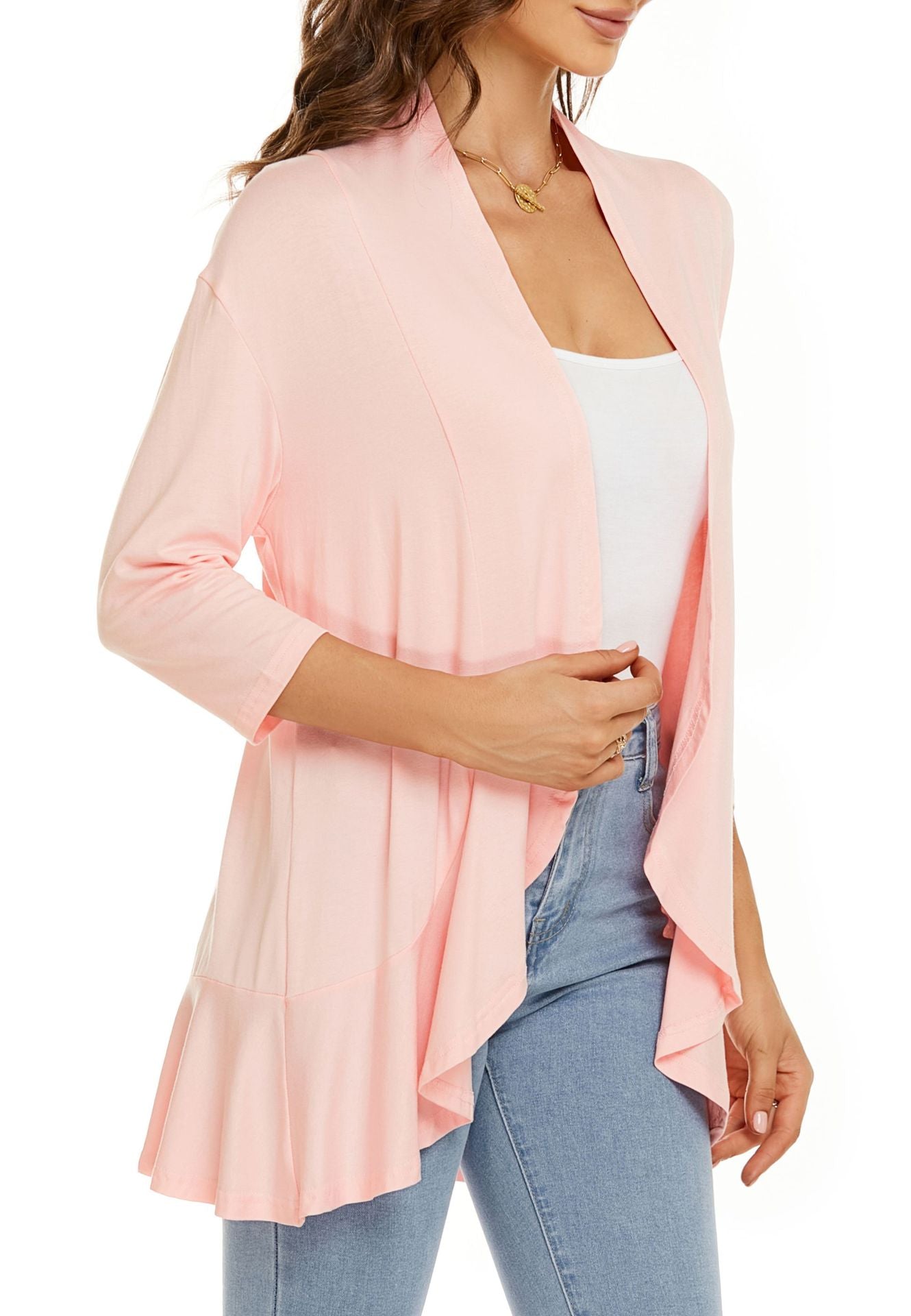 Casual Lightweight Open Front Cardigans