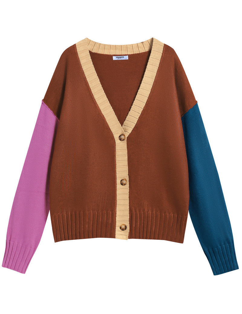 Zeagoo Women's Cropped Cardigan 2024 Fall Button Sweaters