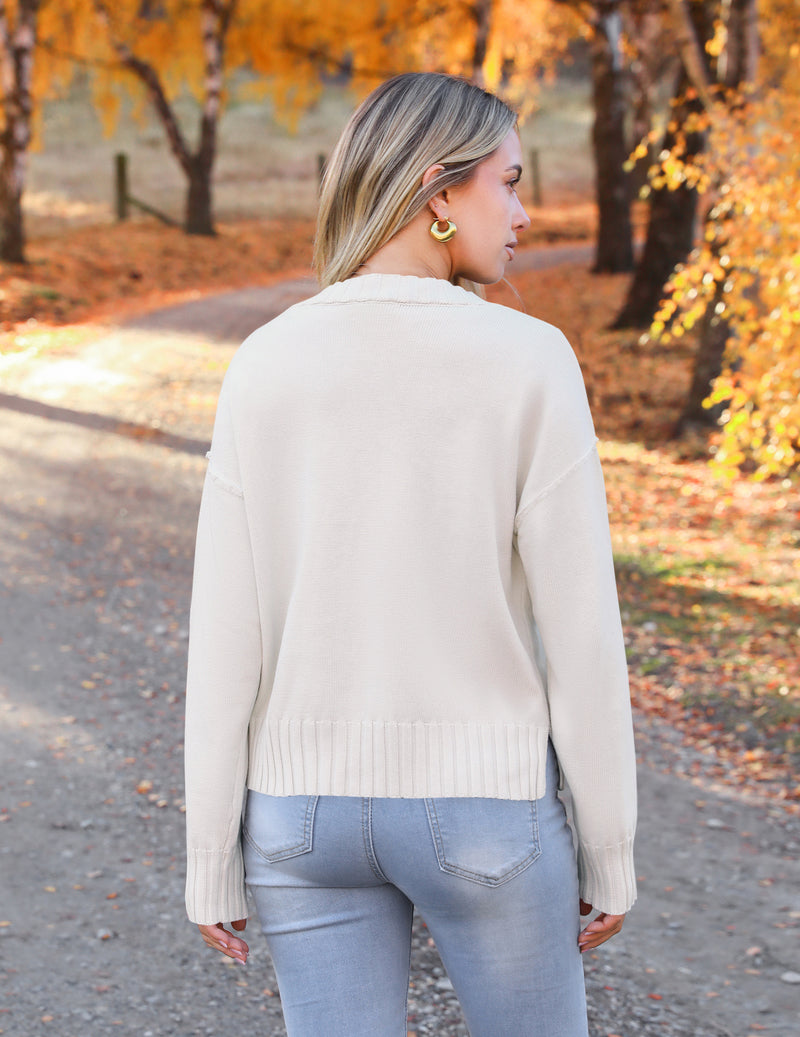 Zeagoo Women's Cropped Cardigan 2024 Fall Button Sweaters