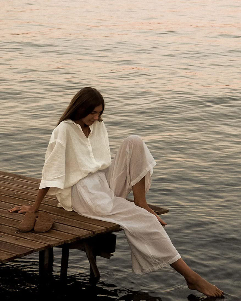 3/4 Sleeve Shirts Button Down Beach Cover Up - Zeagoo (Us Only)