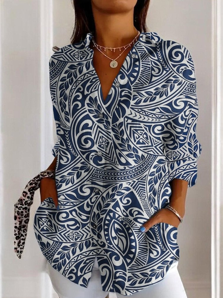 Floral Breeze Cotton-Linen Shirt – Lightweight, Breathable, Effortlessly Chic
