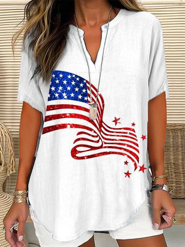 Boho Blue & White Blouse — Free-Spirited Style for Every Season