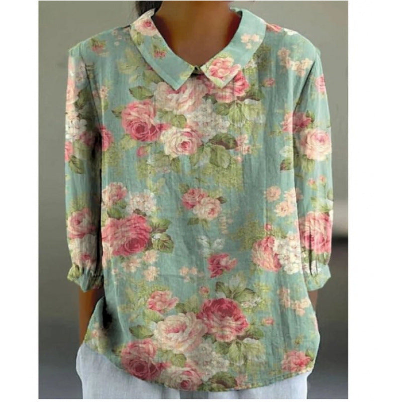 Modern Garden Everyday Floral Top