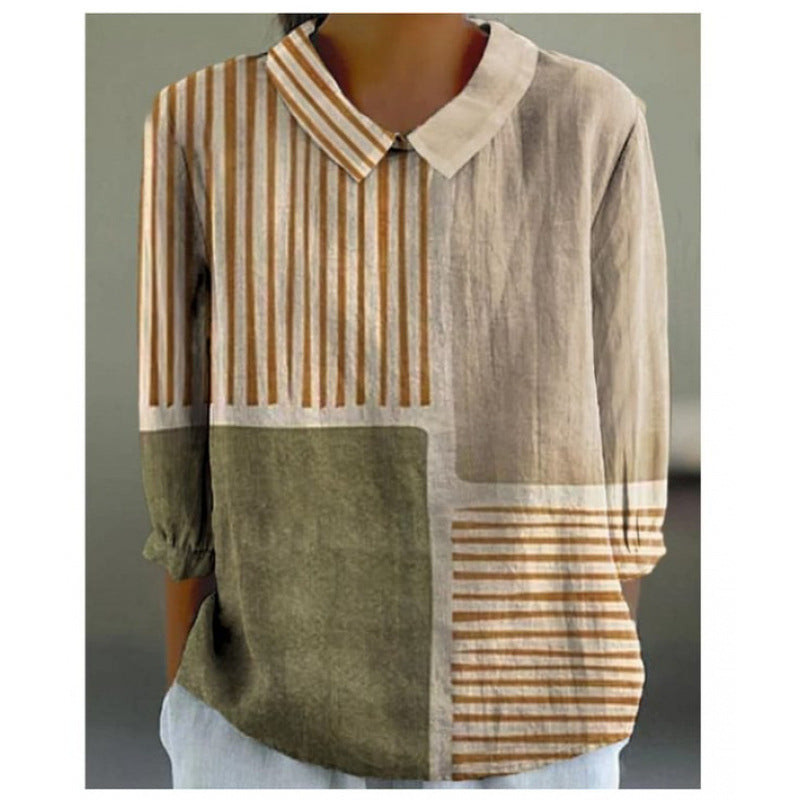 Soft Bloom Relaxed Fit Floral Shirt for Women