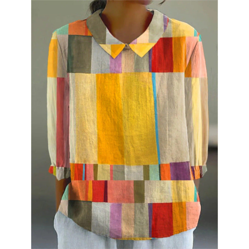Summer Ease Lightweight Printed Blouse