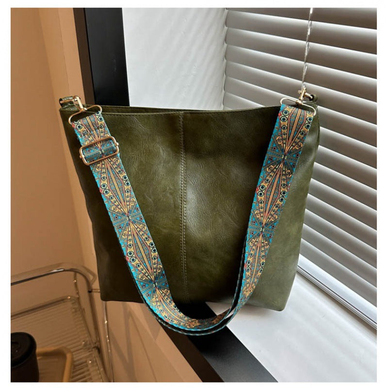 Women's Calfskin Leather Shoulder Bag