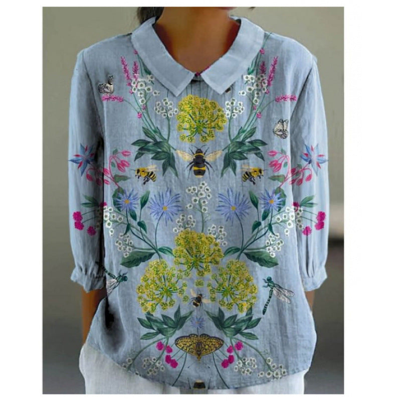 Modern Garden Everyday Floral Top
