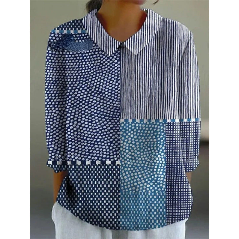 Summer Ease Lightweight Printed Blouse