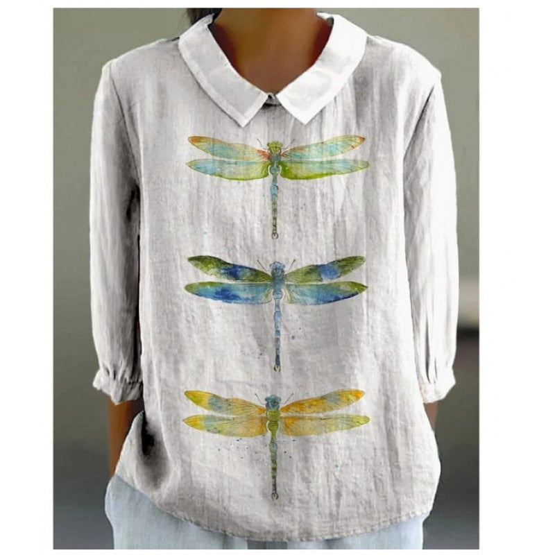 AirFlow Floral Pullover Shirt – Casual & Elegant