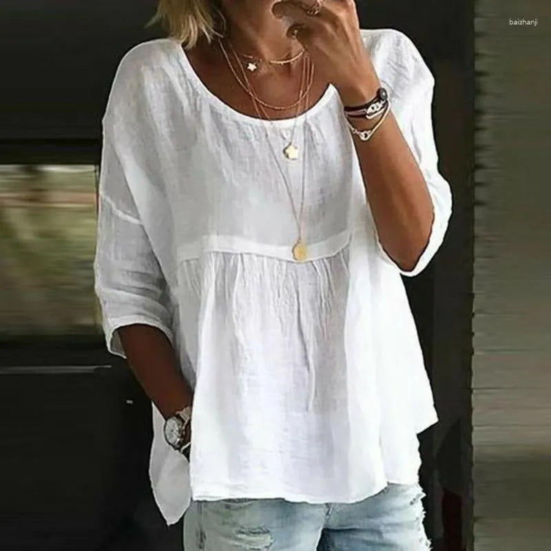 Women's Unique Print Crew Neck Top