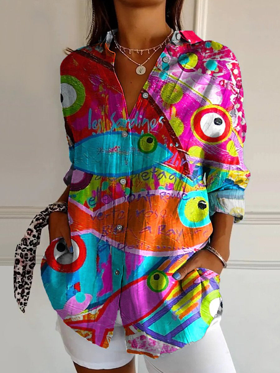 Floral Breeze Cotton-Linen Shirt – Lightweight, Breathable, Effortlessly Chic