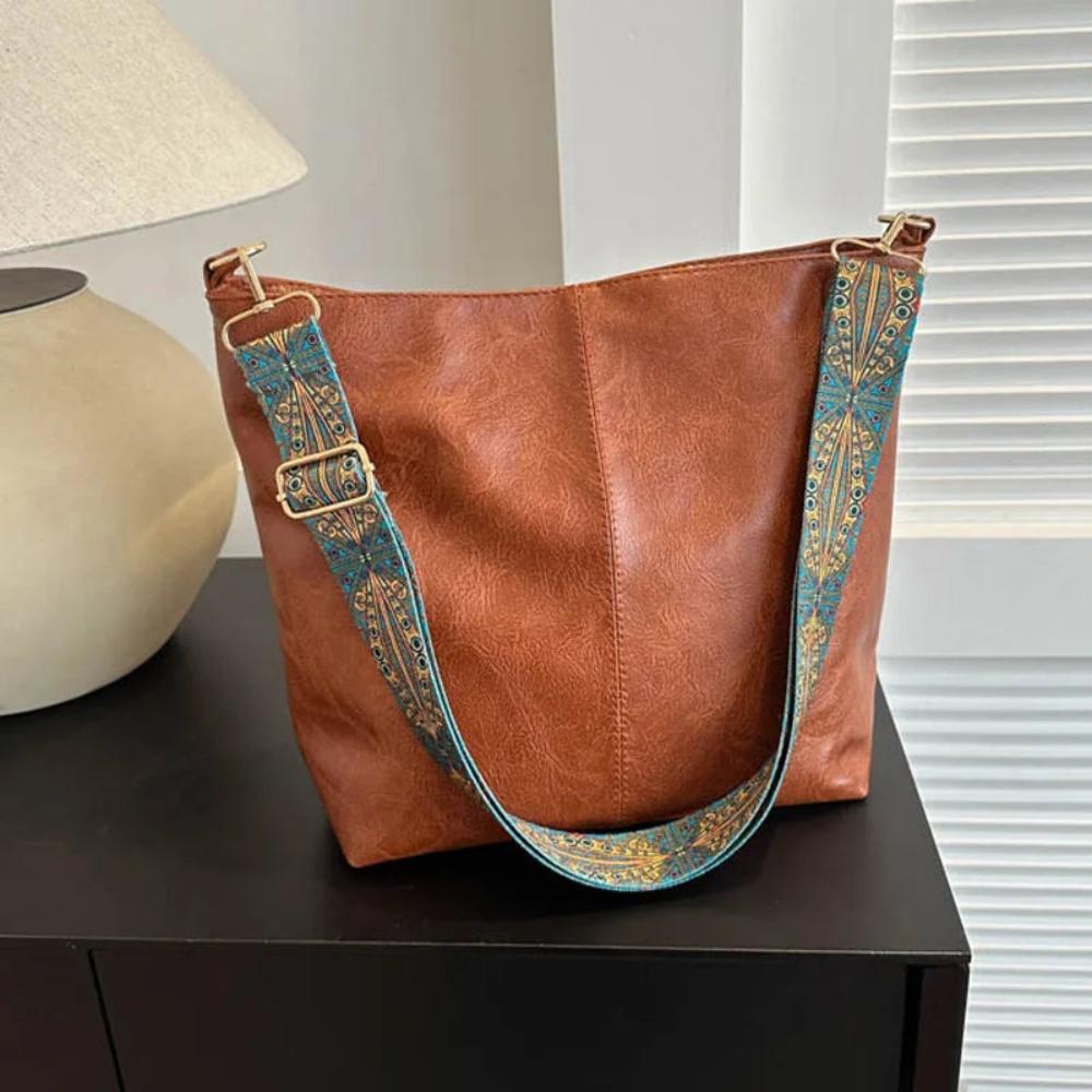 Women's Calfskin Leather Shoulder Bag