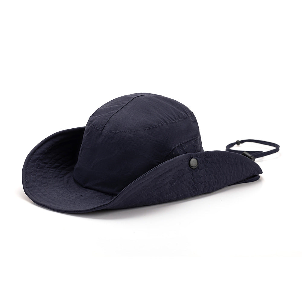 Quick-drying large-head bucket hat