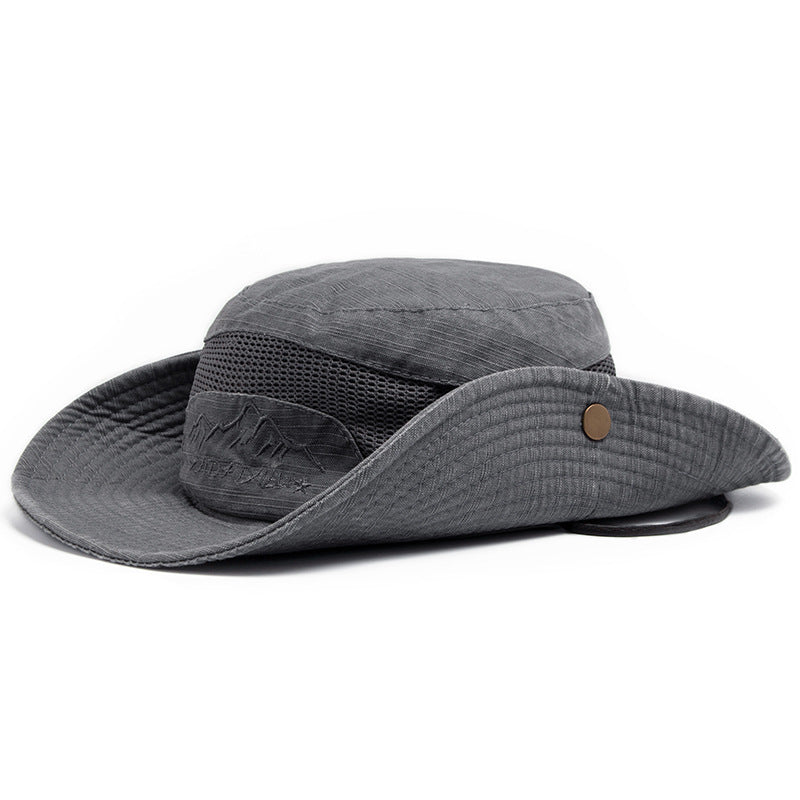 Washed bucket hat