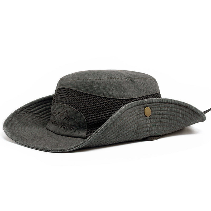 Washed bucket hat