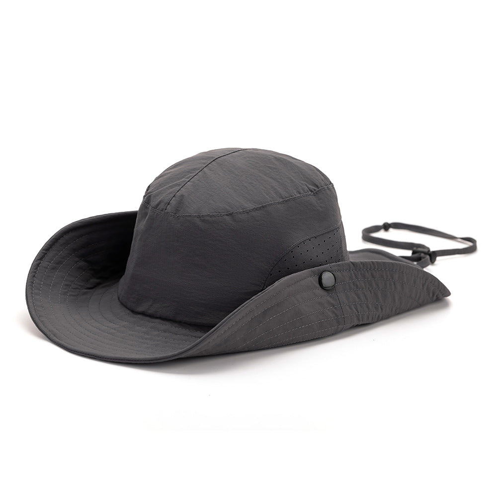Quick-drying large-head bucket hat