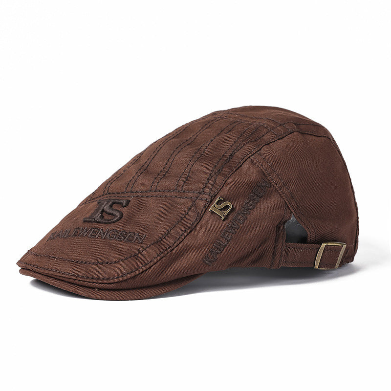 ZEB | Cotton embroidered flat cap