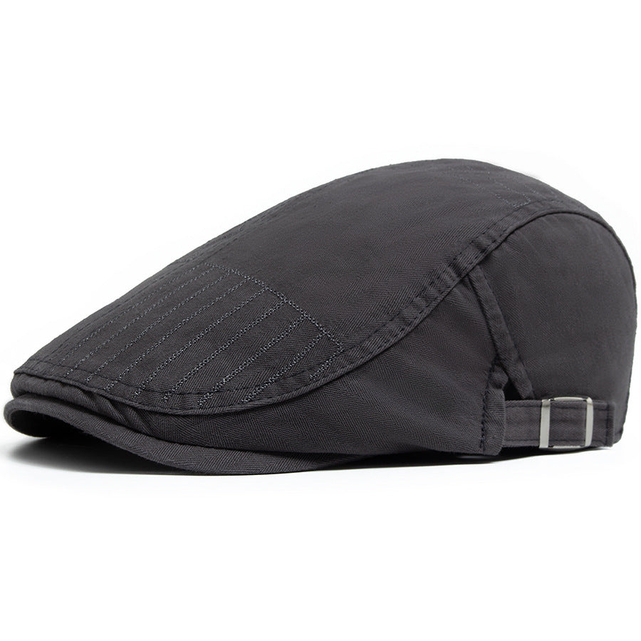 Buck | Embroidered flat cap