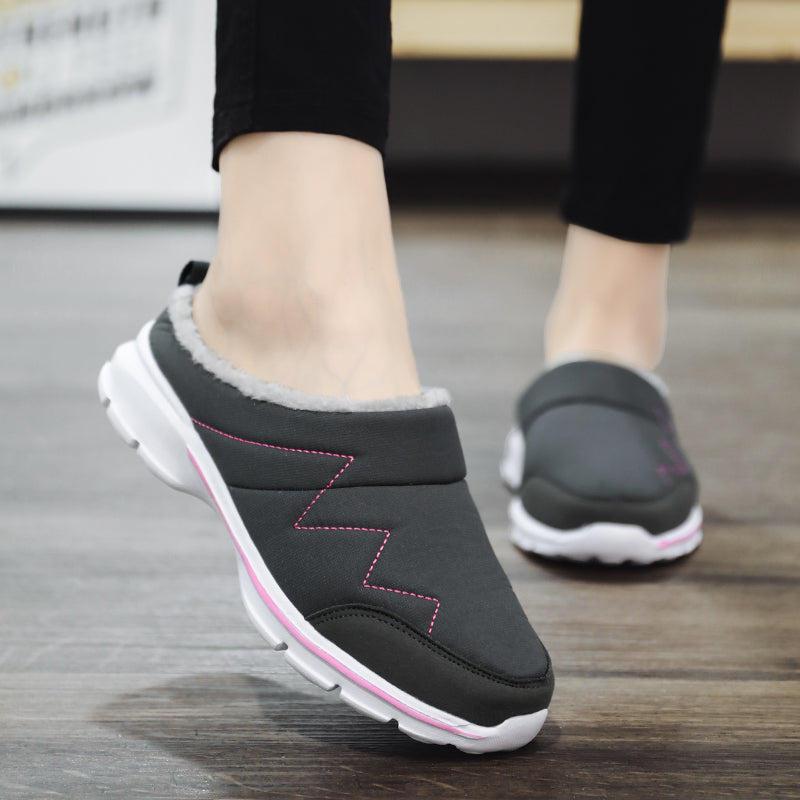 Women Plush Winter Shoes Light Home Fur Slippers