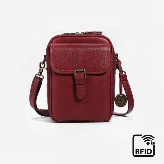 🔥Hot Sale🔥 Women’s Anti-Theft Calfskin Crossbody Bag – Stylish & Secure